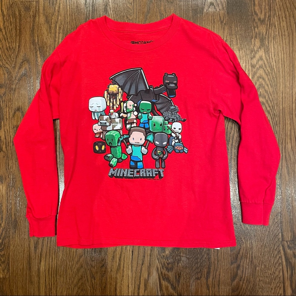 Mojang Minecraft long sleeve t-shirt